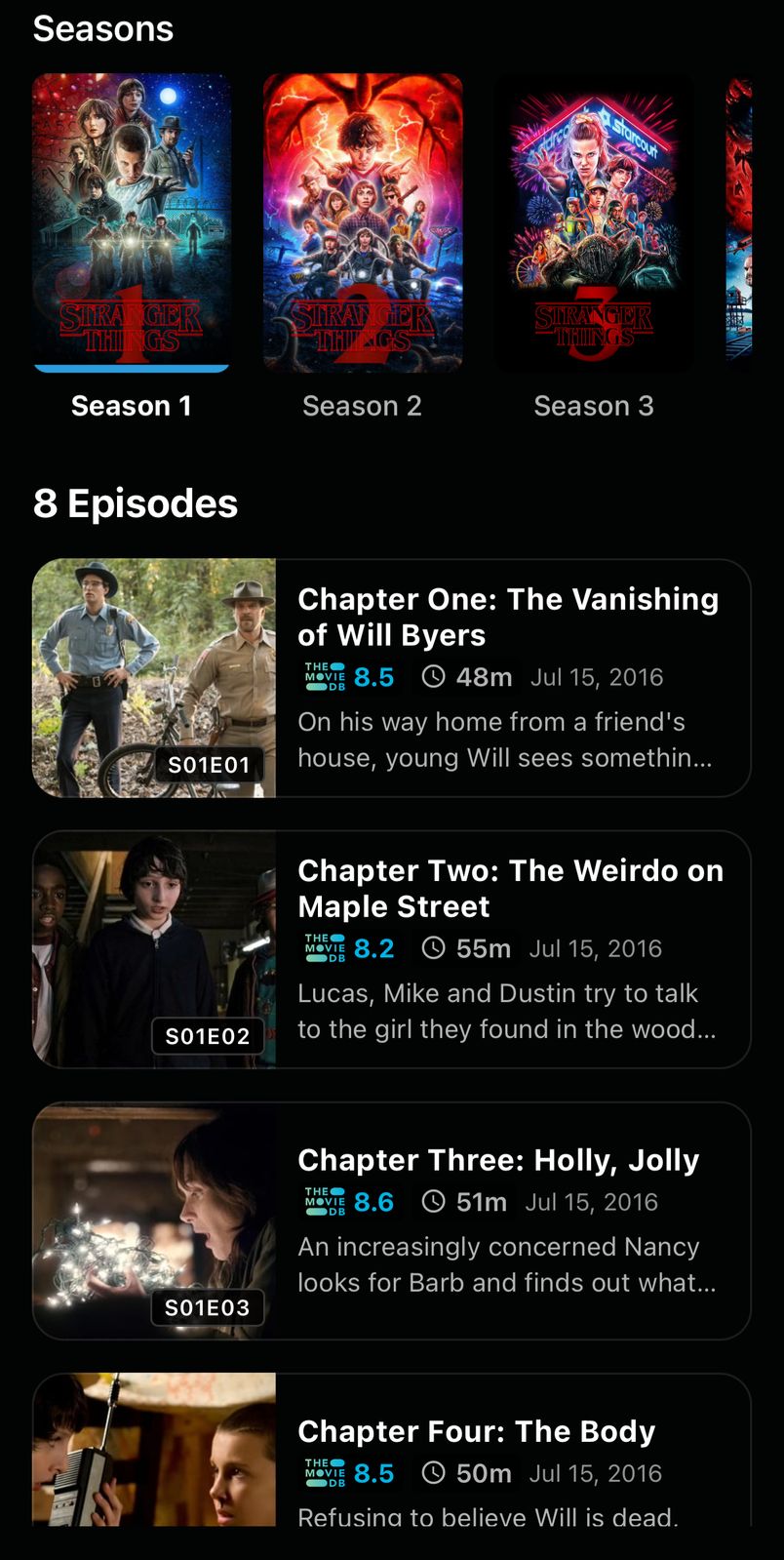Episodes & Seasons